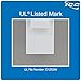 ICC CAT6 RJ45 Inline Keystone Couplers, 8P8C Female-to-Female Jacks, Feed-Through PCB Modules for Wall Plates & Patch Panels, UL Listed, Black, 25-Pack