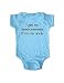 i get my awesomeness from my uncle - funny baby clothing bodysuit (Newborn, Light Blue)