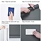 VisitRyl Tapetenbordüre selbstklebend PVC Sockelleiste Dekorative Bordüre Selbstklebende Home Bordüre Küche Tapetenbordüre selbstklebend für Badezimmer Wohnzimmer Dunkelgrau mattiert 5cm X 500cm