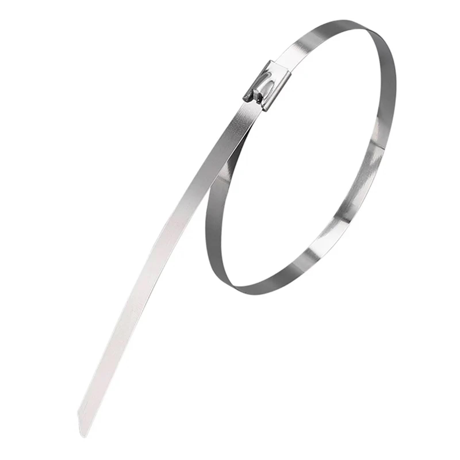 200PCS 304 Stainless Steel Zip Ties for Binding Tie