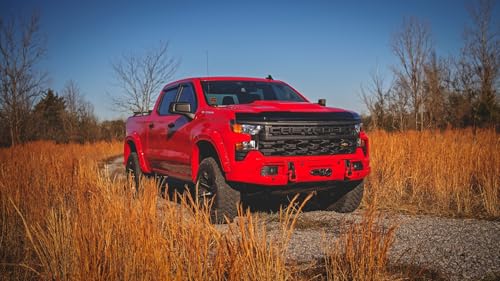 Rough Country Hood Protector for Chevy Silverado 1500 (2019-2026) – High-Density Thermoplastic, No-Drill 3M Install, Gloss Black - image 6