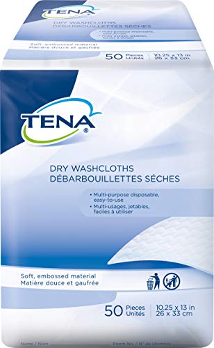 Tena Dry Wipes - Case of 1000