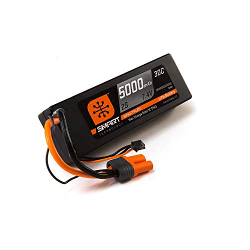Spektrum 7.4V 5000mAh 2S 30C Smart Hardcase LiPo Battery: IC5, SPMX50002S30H5 by Spektrum - Used condition - US$20.54