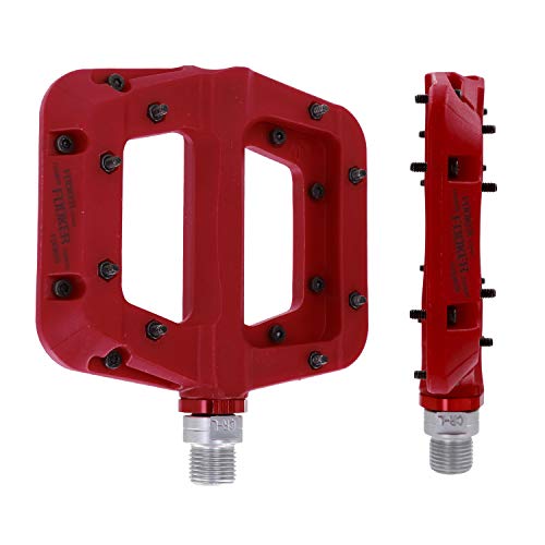 image for FOOKER MTB Pedals Mountain Bike Pedals 3 Bearing Non-Slip Lightweight 