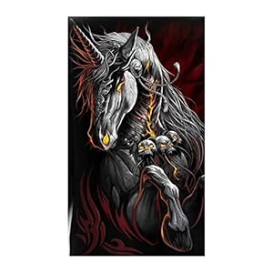 5D DIY Full Square Boor Diamond Schilderij Schedel Paard Mozaïek Kit Rhinestone Tekening Foto Woondecoratie…