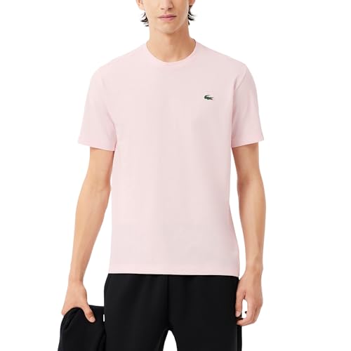Lacoste Men's Sport Ultra Dry Cotton Sport T-Shirt, Flamingo, X-Large