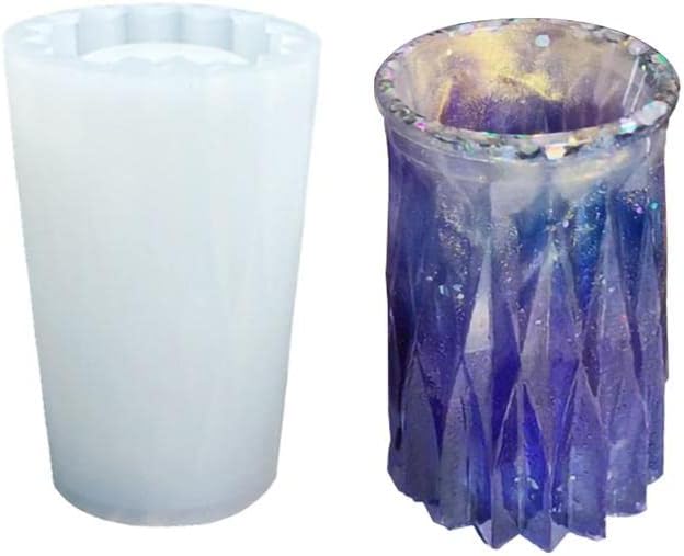 Vase Pen Holder Silicone Resin Mold Flower Bottle Shaped