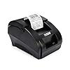 TEROW Thermal Receipt Printer, 58mm Max-Width Small USB Direct Printer with High-Speed Printing and USB Interface Support to ESC/POS/Window and Linux System Portable Printer for Cash Register