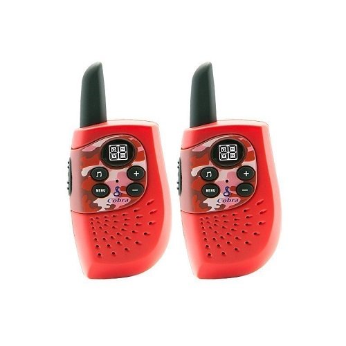 Cobra PMR HM230 Pareja Walkie Talkies Comunicadores de Dos Vas Color Rojo