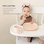 Konssy Muslin Baby Bibs 10 Pack Baby Bandana Drool Bibs 100% Cotton for Unisex Boys and Girls, Soft Absorbent Set for Teething and Drooling - Image 5