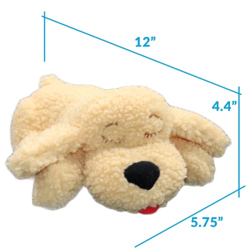 Snuggle Puppy Plus with 3 Heat Packs & All New Smartbeat Motion Activated RealFeel Heartbeat, Pet Anxiety Relief and Calming Aid - Comfort Toy for Behavioral Training (Doodle) - Thumbnail 7