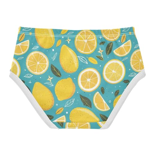 Wusikd Lemon Girls' Underwear Cotton Girls Briefs Soft Toddler Underwear 2T2