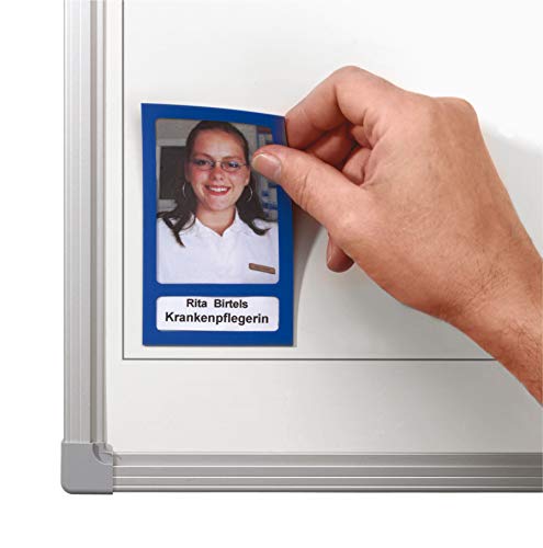 Franken FTK 03-5 - Fundas magnéticas para Fotos (72 x 115 mm, 5 Unidades), Color Azul