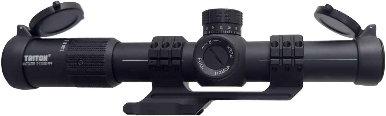 Triton Navigator V1 2-12x30 First Focal Plane MPVO with Illuminated C5 Circle Dot BDC Reticle