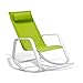 WJJ Chaise Pliante Camping Legere Accueil Extérieur/Rocking Chair Recliner Ancien Président De Loisirs Sun Chaise Fauteuil Simple Et Élégant, Sûr Et Confortable Chaise Pliante Plage