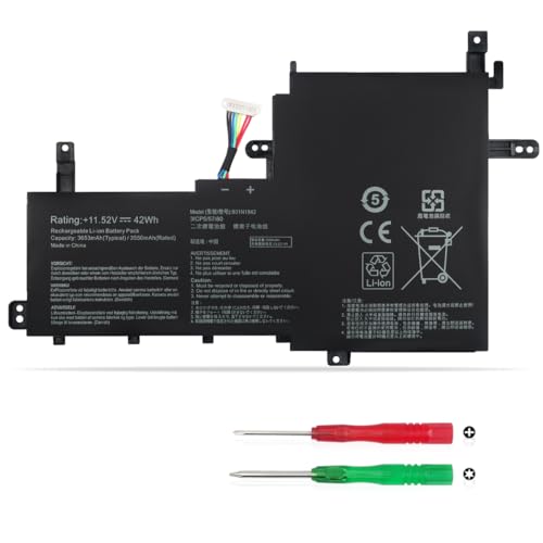 KXRSII B31N1842 Batería para ASUS VivoBook 15 K513 K513E K513EA K513EQ K513EAN F513E F513EA S513 S513E S513EA X513E X513EA X513EAN M513U M513I M513UA S531 S531FA K531 K531FA X531 X531FA V531