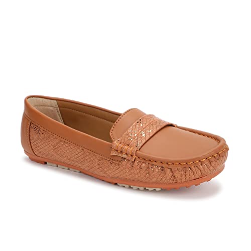 Image of Marc Loire Women Comfortable Slip On Flat Loafer Ballet; Casual and Formal Footwear