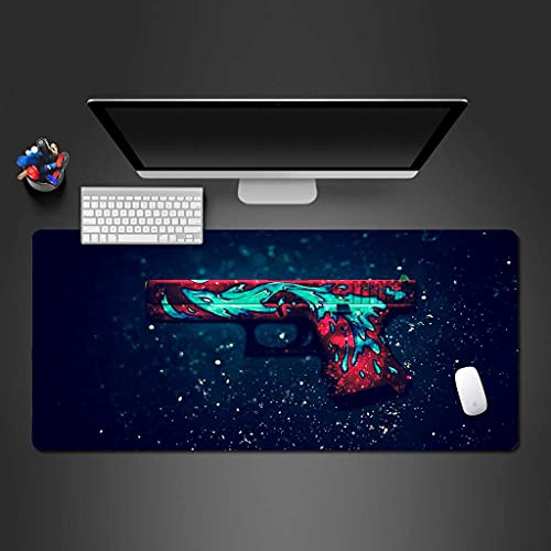 Tapis de souris XXL One Piece grand format de précision pour joueur PC rouge
