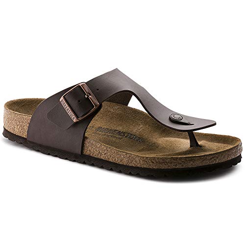 Birkenstock Arizona Sandalia de cuero con plantilla suave, negro (Black BF), talla 12-12.5 mujeres estrechas/talla 10-10.5 hombres estrechos, Purple Fog/Purple Fog Suede/Shearling, 38/38.5 EU