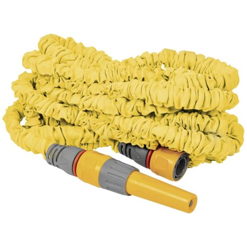 HOZELOCK - Superhoze Expanding Hose 15 m : Flexible Hose Stretches up to 3x Original Length | With 2 Aquastop Fittings for a Watertight Connection: Ready to Use [8215A1240]