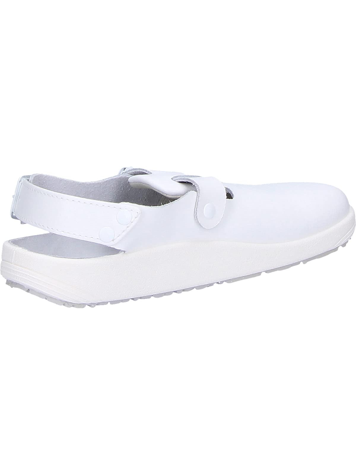 Abeba - Zuecos de Cuero para Hombre Blanco Blanco Blanco Blanco