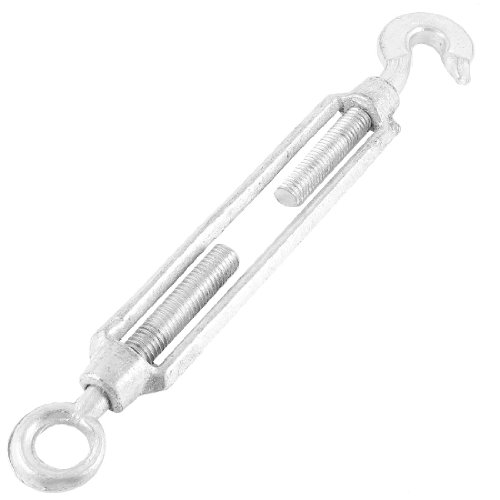 Aexit Turnbuckle Gancho y Ojal con hilo M14, 14 mm, metálico, 29 cm largo miniatura 1