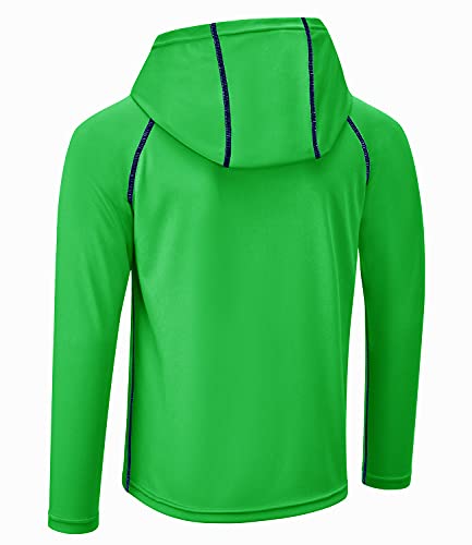 Kid’s UV Rash Guard Long Sleeve Hoodie T shirts Size 10 Casual Running Gym - image 5