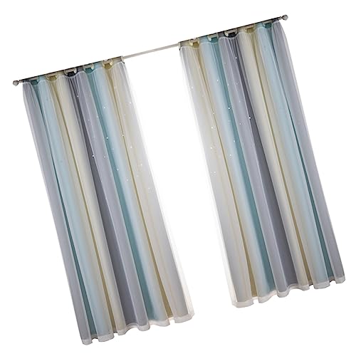 IMIKEYA Foscurit - Tenda oscurante e isolante per finestre, 2 pezzi, decorativa e funzionale