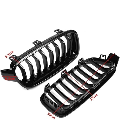 Calandre pour avant pour BMW Série 3 2012-2018 assemblage calandre finition luxe - 5