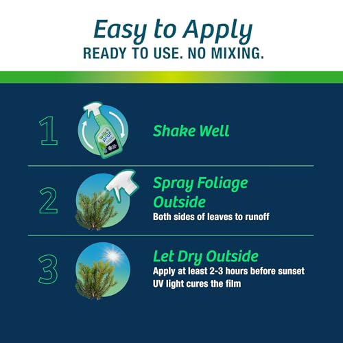 Wilt-Pruf® Original Winter Plant Protection | Ready-to-Spray | Maximum Strength Against Winter Burn/Damage | Replaces Burlap | Preserves Christmas Trees, Wreaths, Garland | Lasts up to 4 Mos | 32 oz