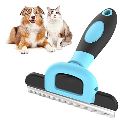 R&B Sports & Leisure Deshedding Dog Cat Brush Tool Grooming Comb Suitable For Small Medium Large Dog Breeds Long Short Haired Cats Dogs Removing Loose Pet Hair Fur Brush Cover