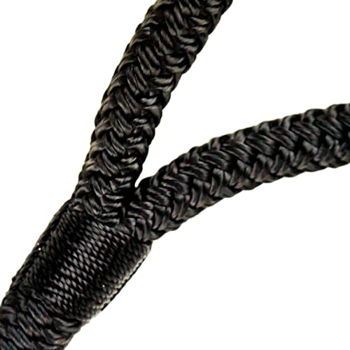 DC Cargo Mall Boat Dock Lines (2 Pack) 1/2 X 20' Double Braided Boat Ropes for Docking with 12" Eyelet. Marine Grade Nylon Material & Damage Resistant Line Fibers for Secure Docking - Thumbnail 7