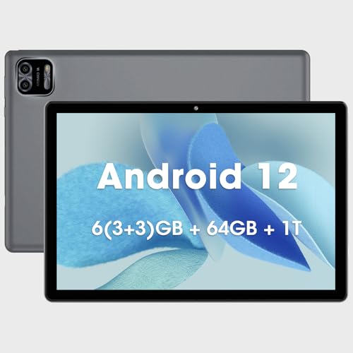 WeTapper Android Tablet 10 Inch 3GB RAM 64GB ROM Android 12 Tablets Octa-Core Processor 1280x800 IPS...