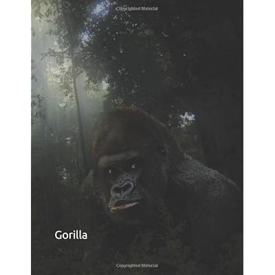 Gorilla: 120 Page College Ruled Composition Book