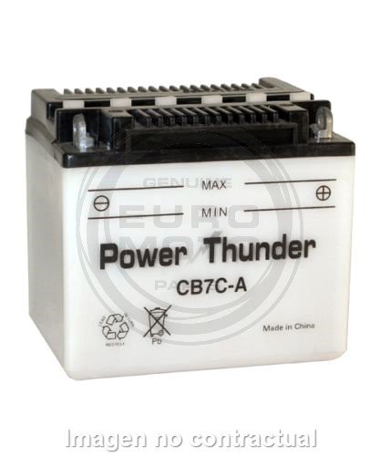 Batería Power Thunder CB7C-A con ácido [0607381P]