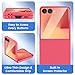 Ruky for Galaxy Z Flip 7 Case, Full Body Cover Anti-Scratches Shockproof Hard PC Ultra-Thin, Support Wireless Charging Protective Phone Cover for Samsung Galaxy Z Flip 7, Coralred