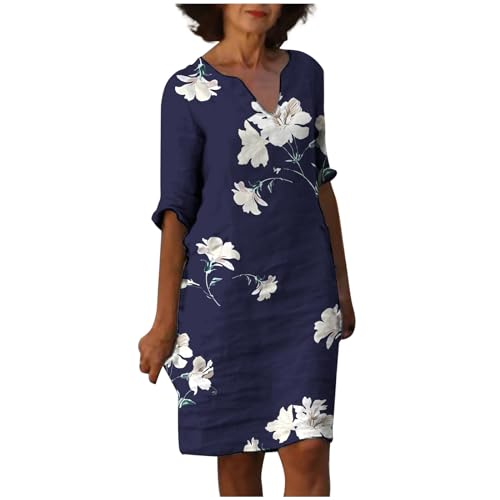 Robe t-shirt tendance de plage et vacances légères pour femme