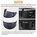Assault Helmet Visor Rapid Visor Motorcycle Face Shield for Assault Rapid FF320 FF353 FF328 FF800, Deep Black Visor