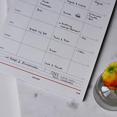 MEYCARD® - A4B FOOD, agenda per menù, blocco da 50...