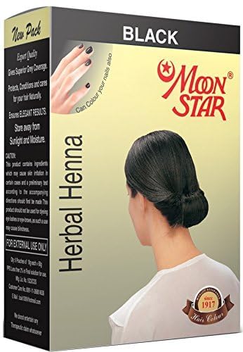 mericaa mall Black color/Herbal Henna Hair Colour, 60 Grams (6 sachets)