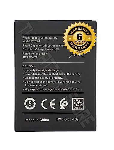 Image of Original V3760T Battery for Nokia C2 Model:V3760T Battery with 6 Months Warranty*** (P10)