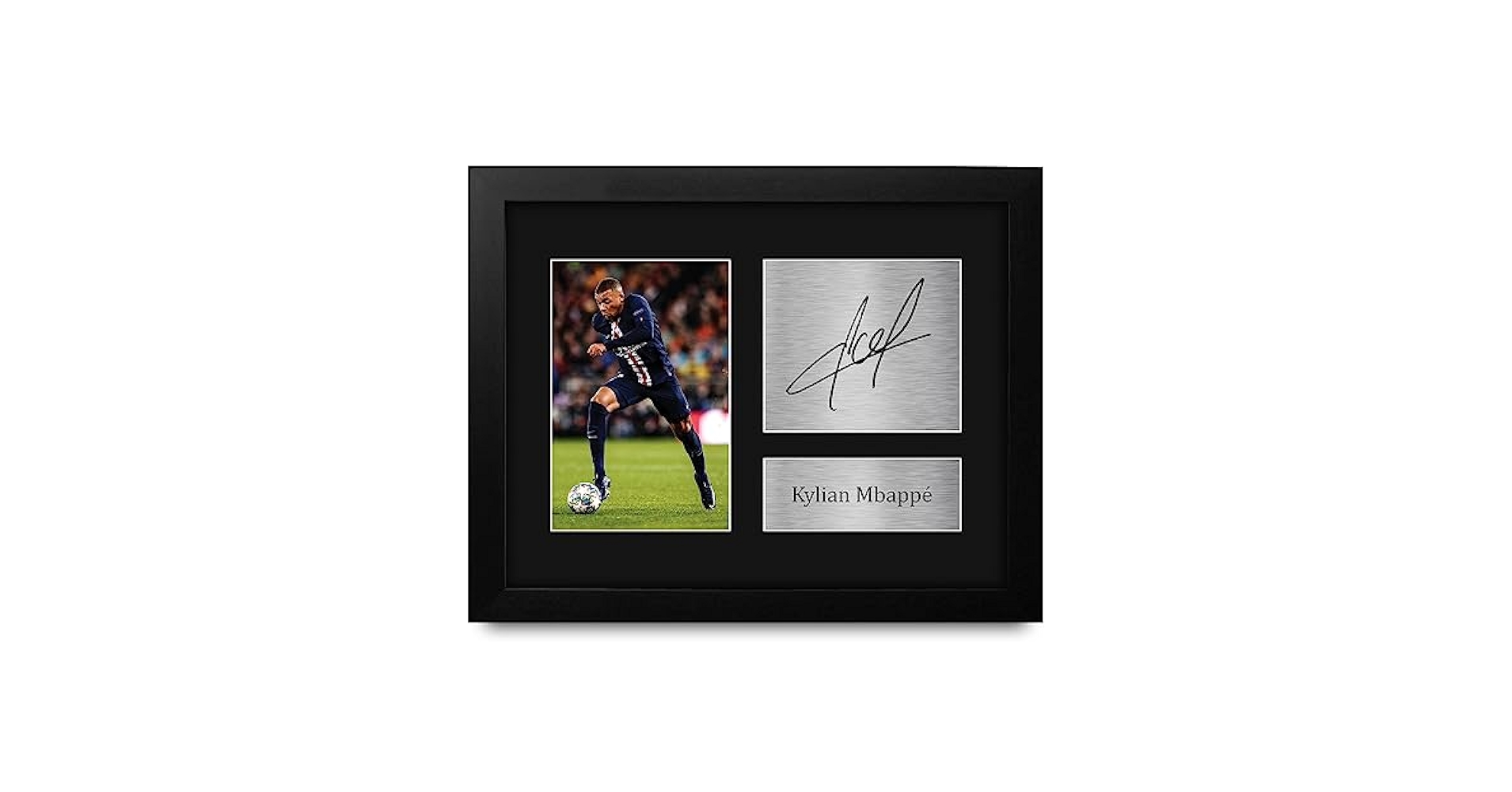 Amazon.com: HWC Trading Kylian Mbappe Framed Gift Signed