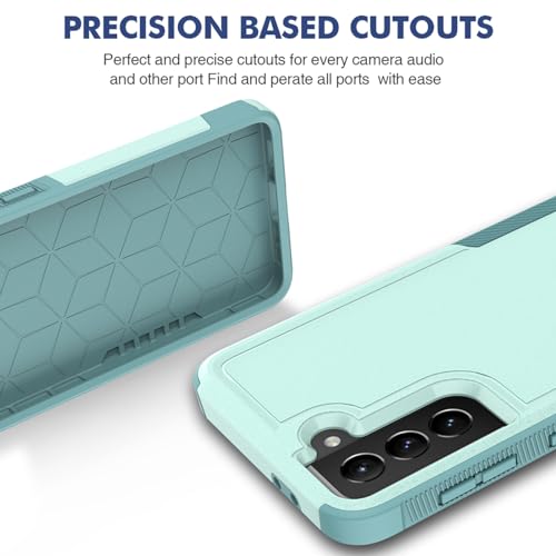 Image of MDCN for Galaxy S21 Plus Case: Dual Layer Protective Heavy Duty Cell Phone Cover Shockproof Rugged with Screen Protector - Military Protection Bumper Tough - Galaxy S21+ Plus 5G, Green