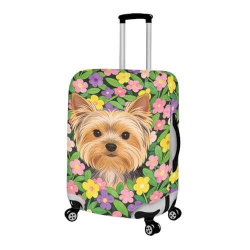 Image of Mumeson Cute Dog Travel Luggage Cover Washable Suitcase Protective Cushion Trolley Case Luggage Protector Fit Size 18 19 20 21 inch