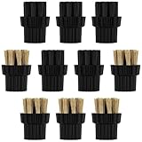 Honeydak 10 Pcs M8 Steam Cleaner Brush Head Steamer Replacement Attachments for Hard Surface Nylon and Brass...
