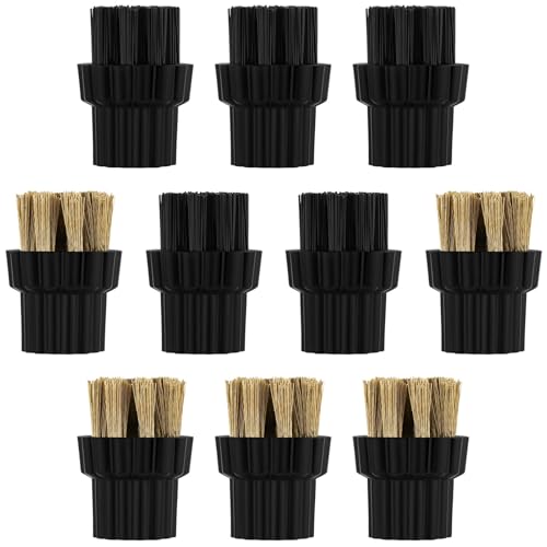 Honeydak 10 Pcs M8 Steam Cleaner Brush Heads