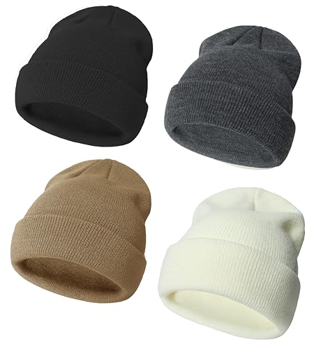 Image of ENBAOHUI Baby Beanie Hat Newborn Winter Warm Knit Hat Kids Soft Beanie Cap Boys Girls Winter Warm Knit Hat