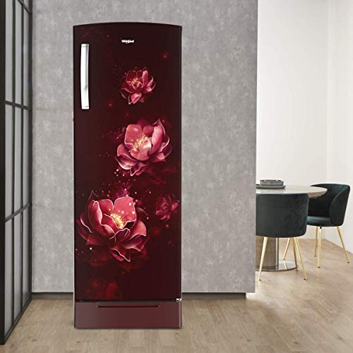 Image of Whirlpool 280 L 3 Star Direct-Cool Single Door Refrigerator (305 IMPRO PLUS ROY 3S WINE ABYSS, Alpha Steel), Free 1 Year Extended warranty