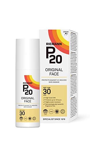 RIEMANN P20 FACE Sun cream SPF30 50g, White, 50 g (Pack of 1)