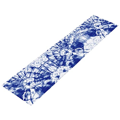 Diamond Ikat - Mesa de comedor de lino, cena familiar, Navidad, vacaciones, fiesta de...